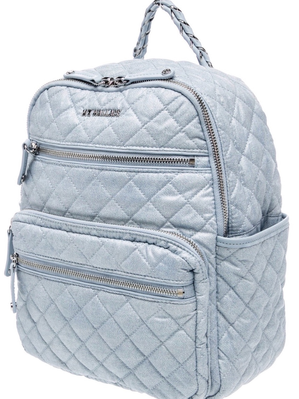 MZ Wallace Small Crosby Backpack Chambray